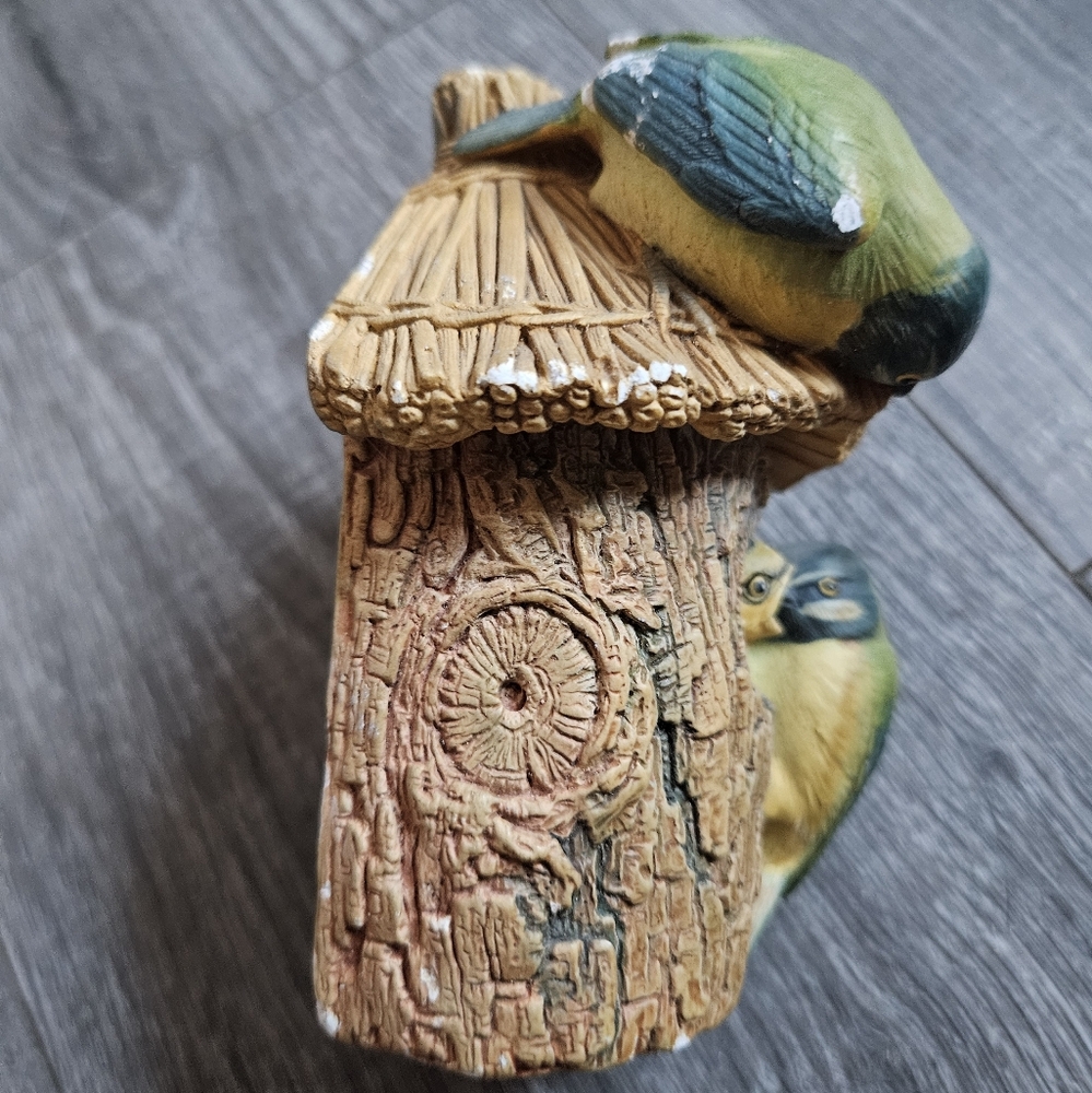 Vintage 1967 Bossons England Blue Bird Wall Chalkware Art Sculpture - Picture 6 of 7